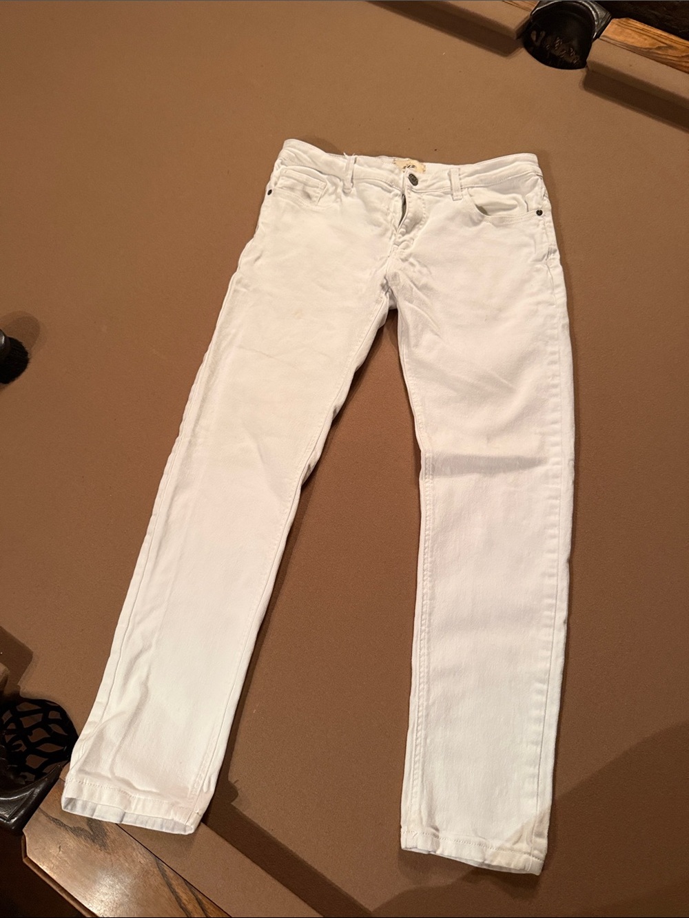 Men's White Skinny Jeans - Classic Slim Fit